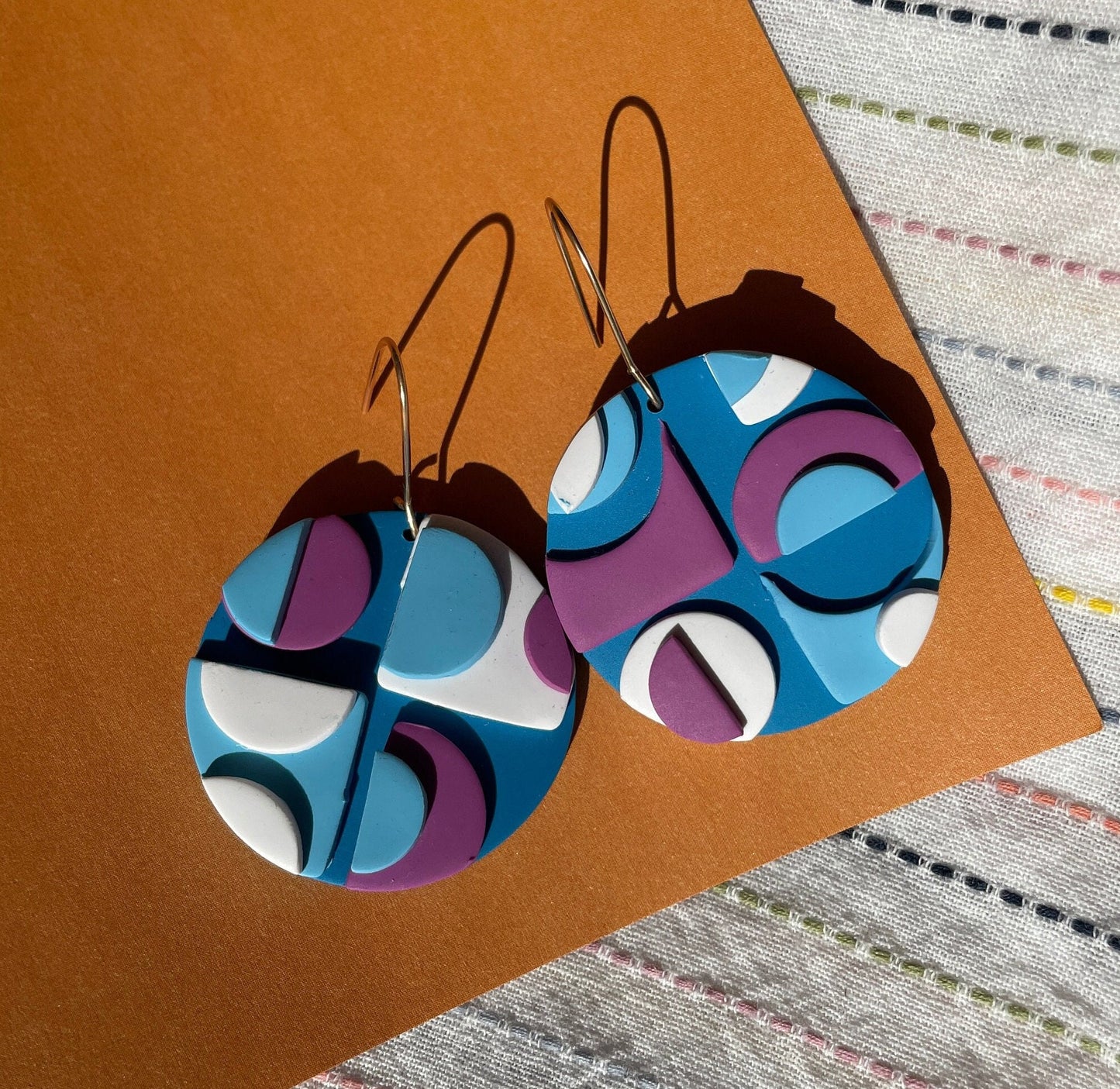 Mid Century Modern Inspired Blue & Purple Mods