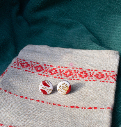 Holiday Circle Studs