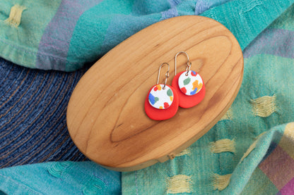 Terrazzo Charm Earrings