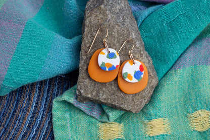 Terrazzo Charm Earrings