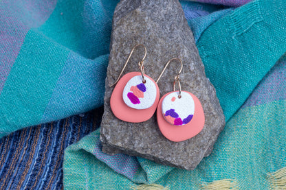 Terrazzo Charm Earrings