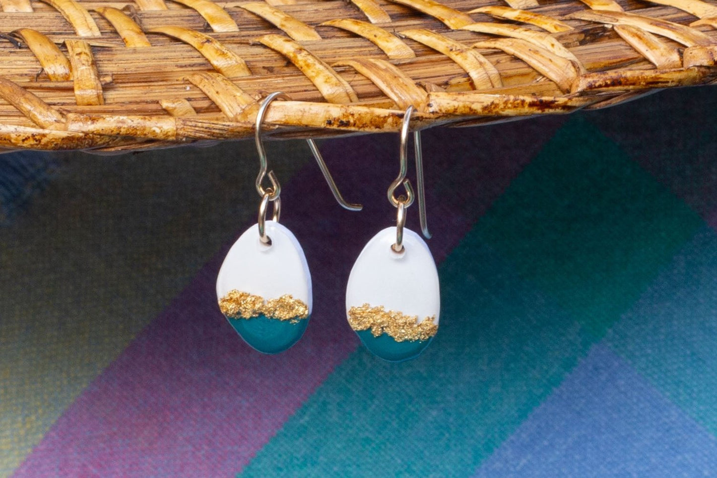 Gold Duo Drop Earrings