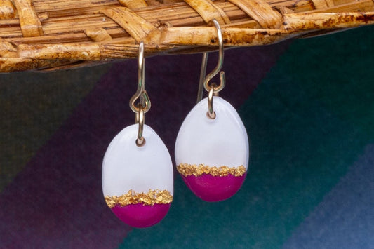 Gold Duo Drop Earrings