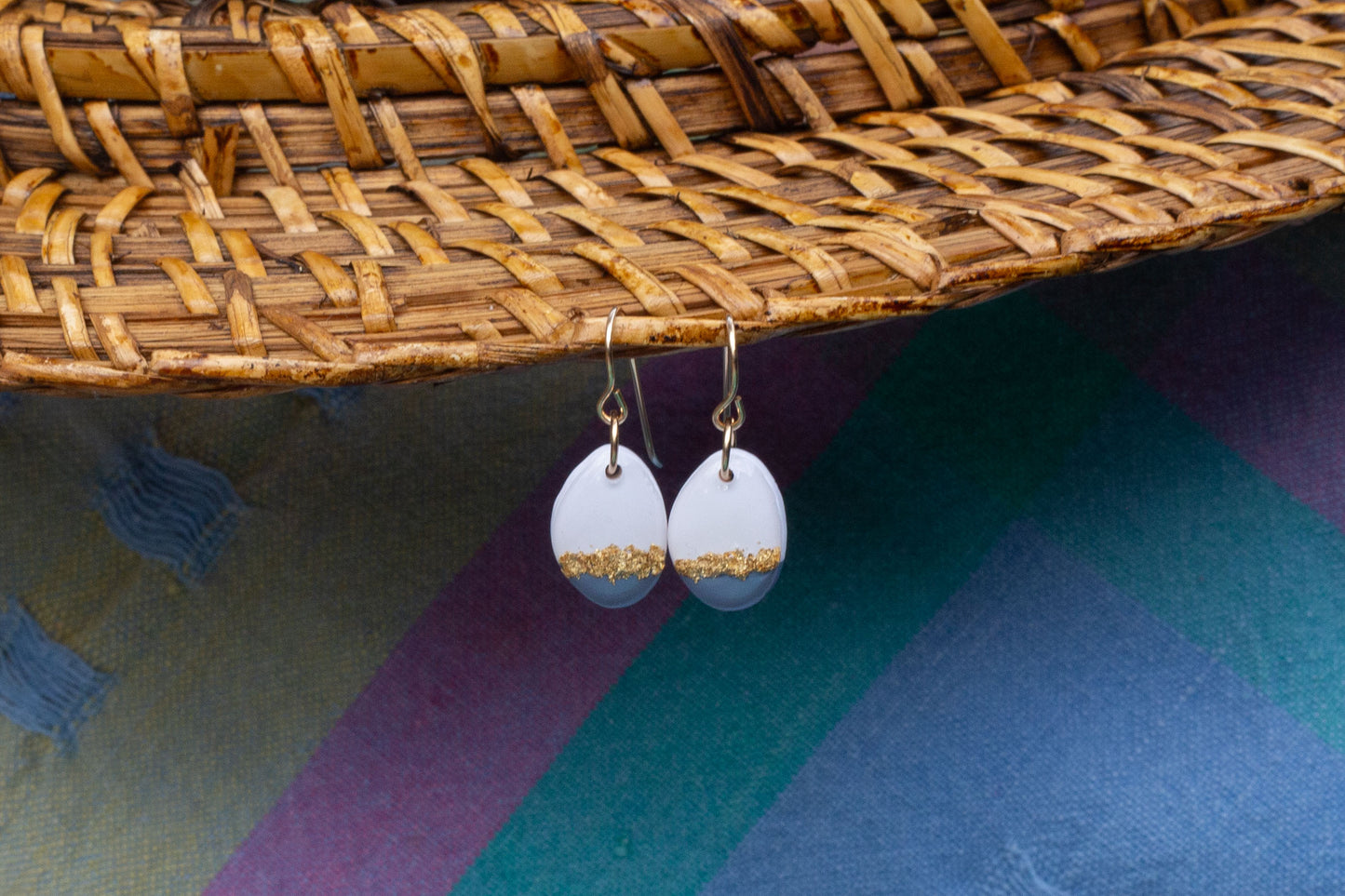 Gold Duo Drop Earrings