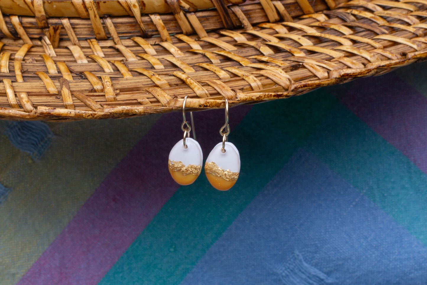 Gold Duo Drop Earrings