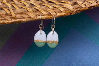 Gold Duo Drop Earrings