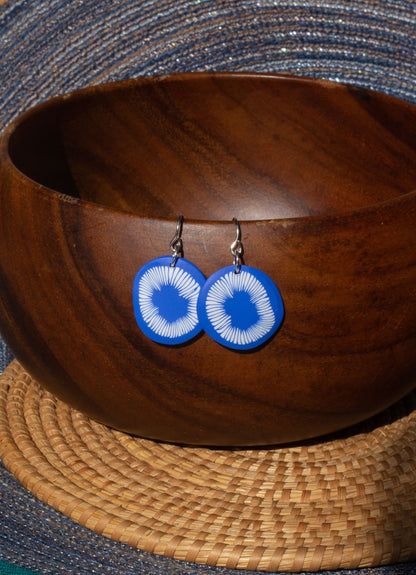 Blue Anenome Earrings