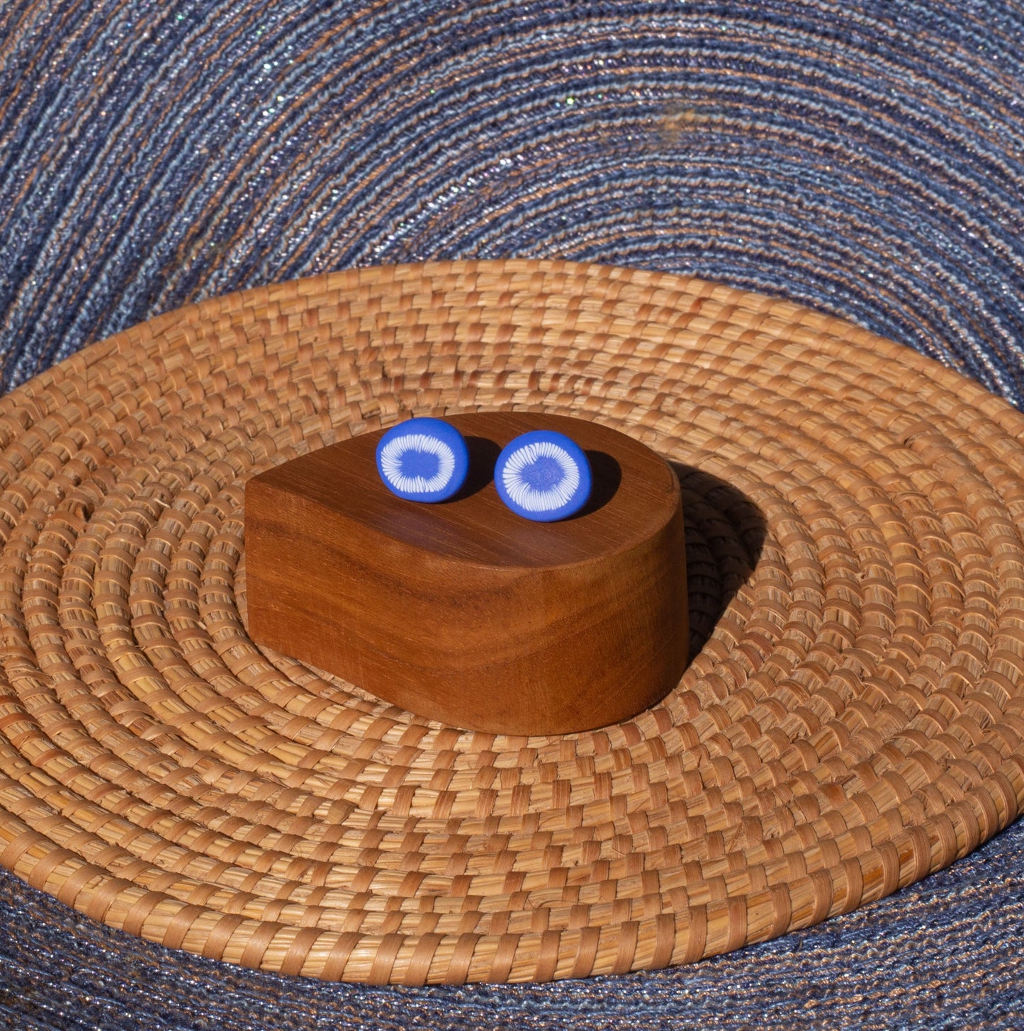 Blue Anenome Earrings