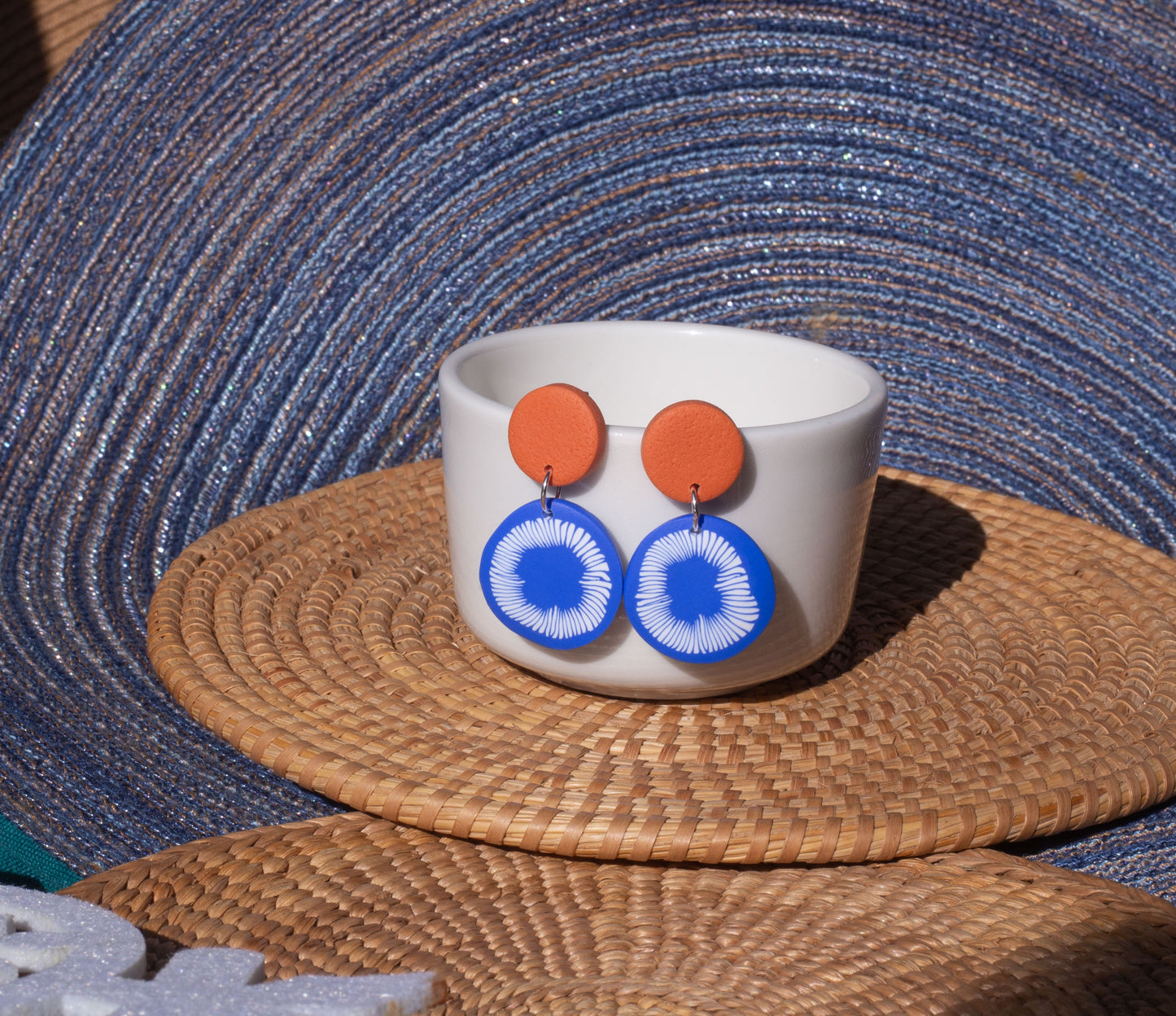 Blue Anenome Earrings