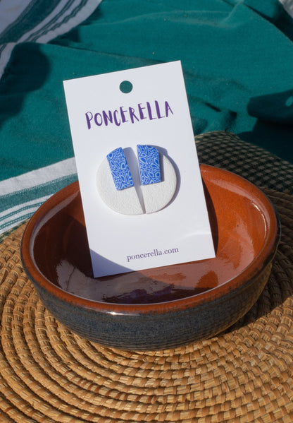 Half Moon Statement Studs