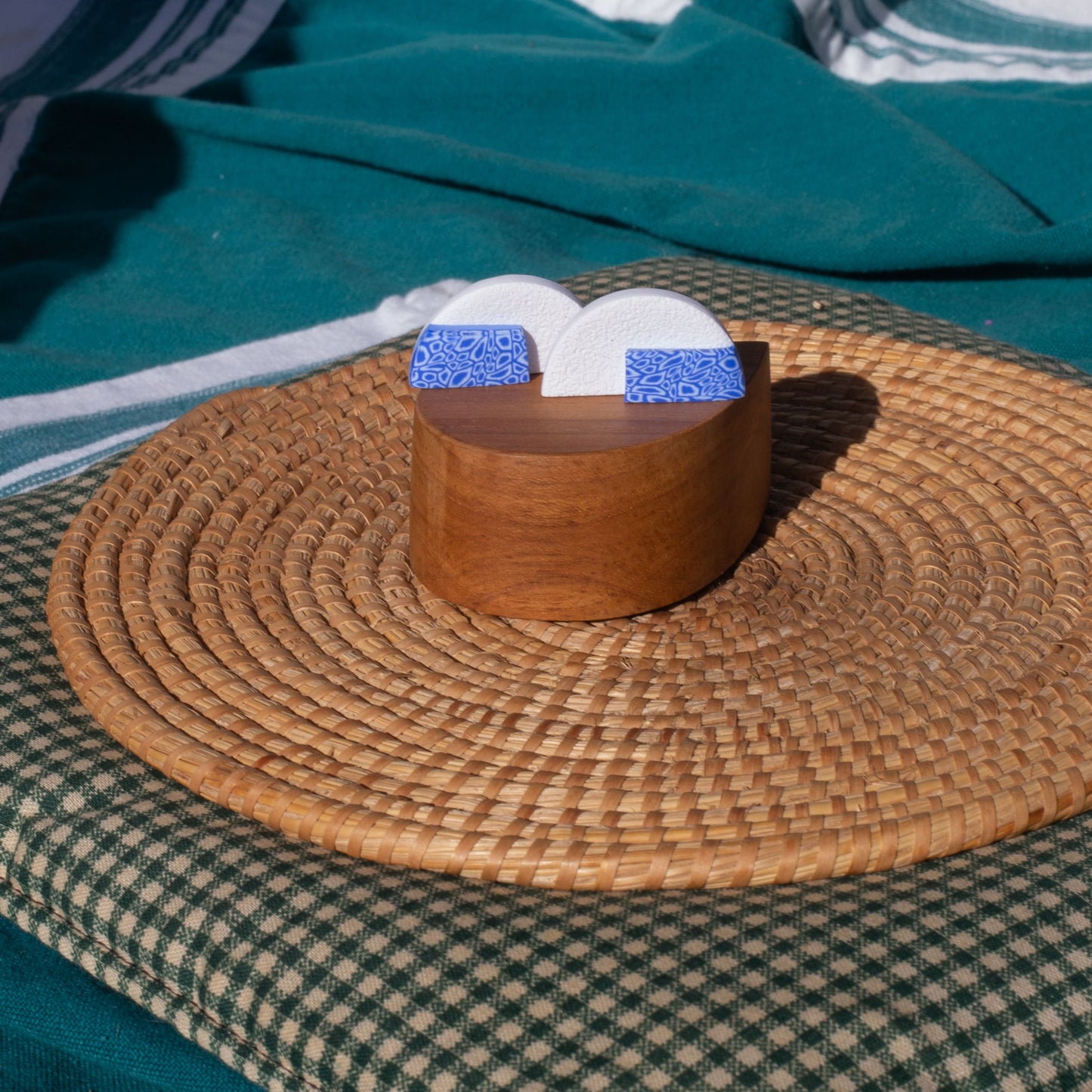 Half Moon Statement Studs