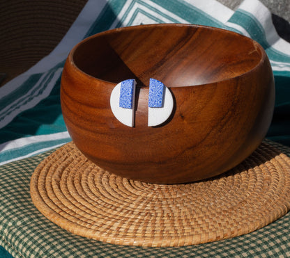 Half Moon Statement Studs