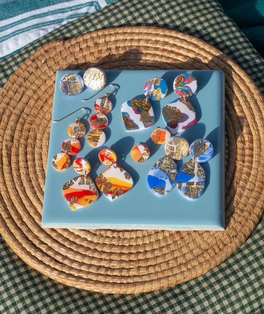 Shiny Terrazzo Studs