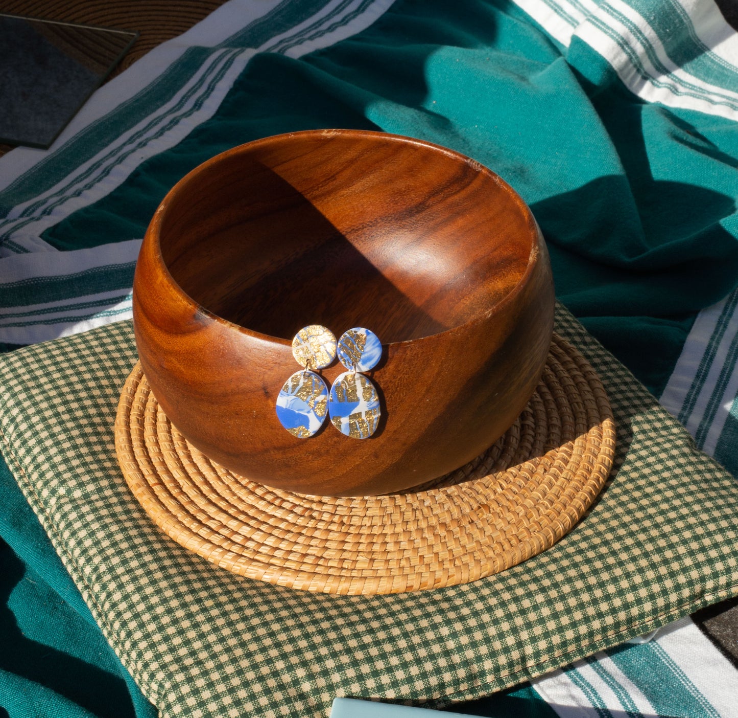 Shiny Terrazzo Dangles