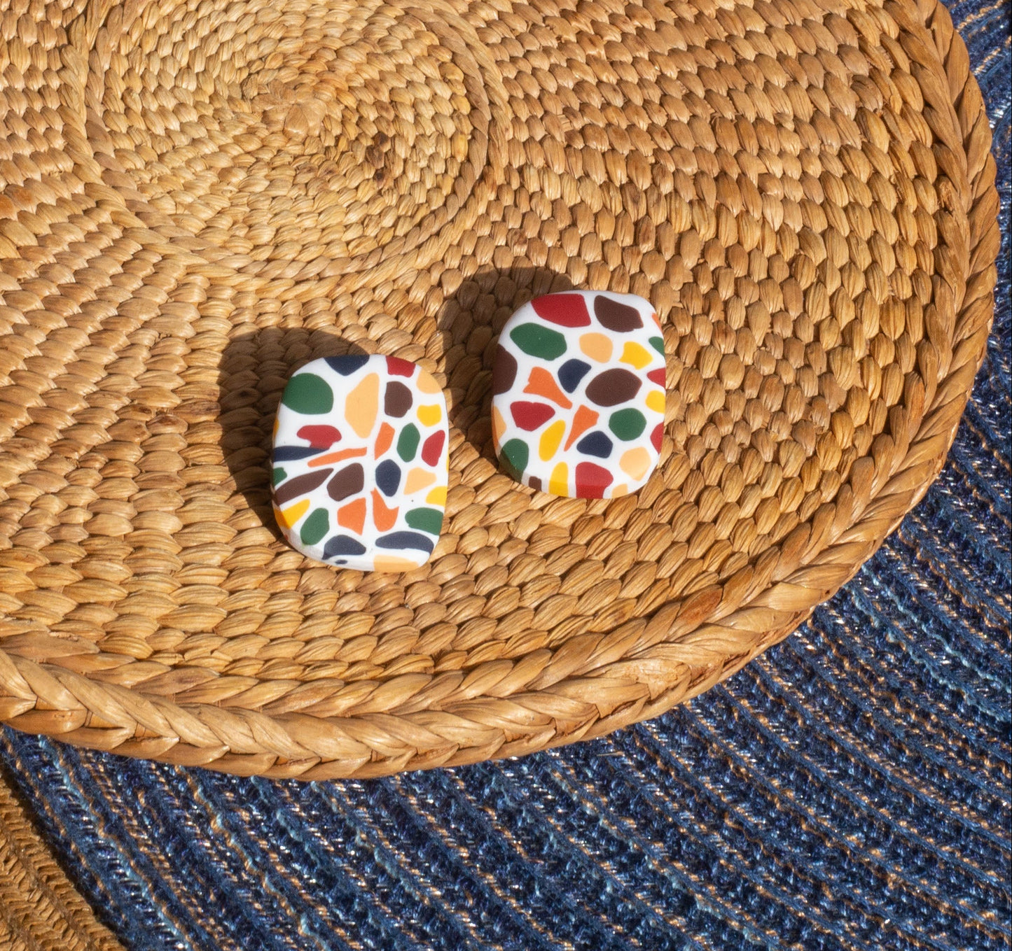 Autumn Pebble Earring