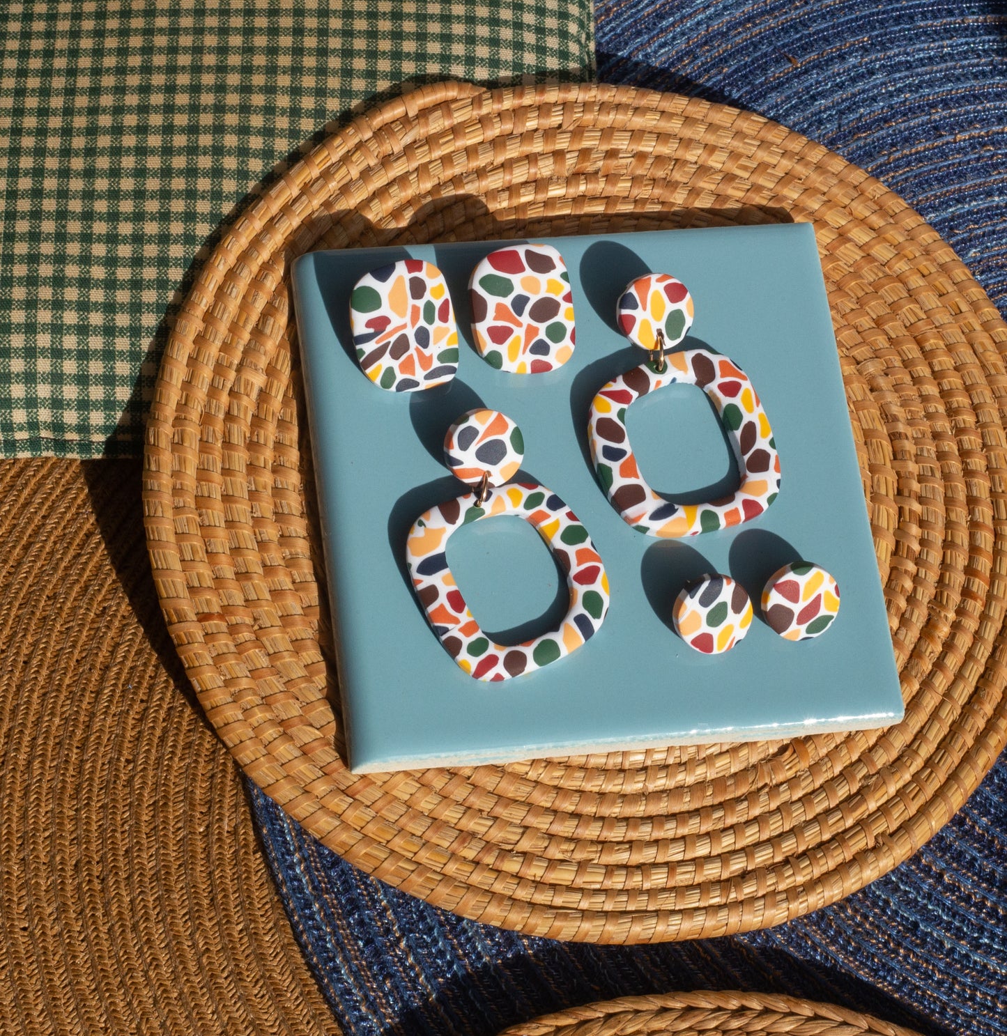 Autumn Pebble Earring