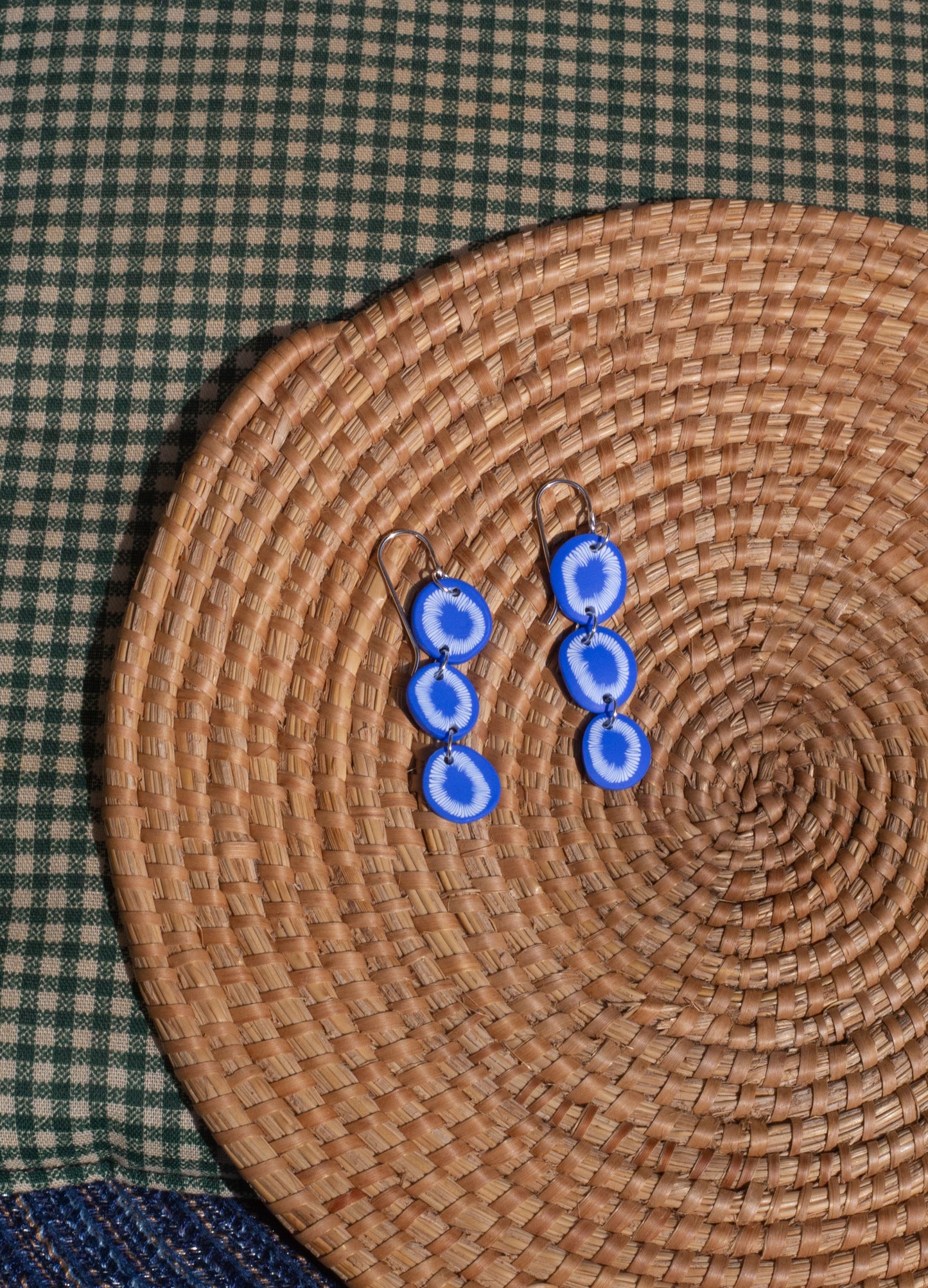 Blue Anenome Earrings